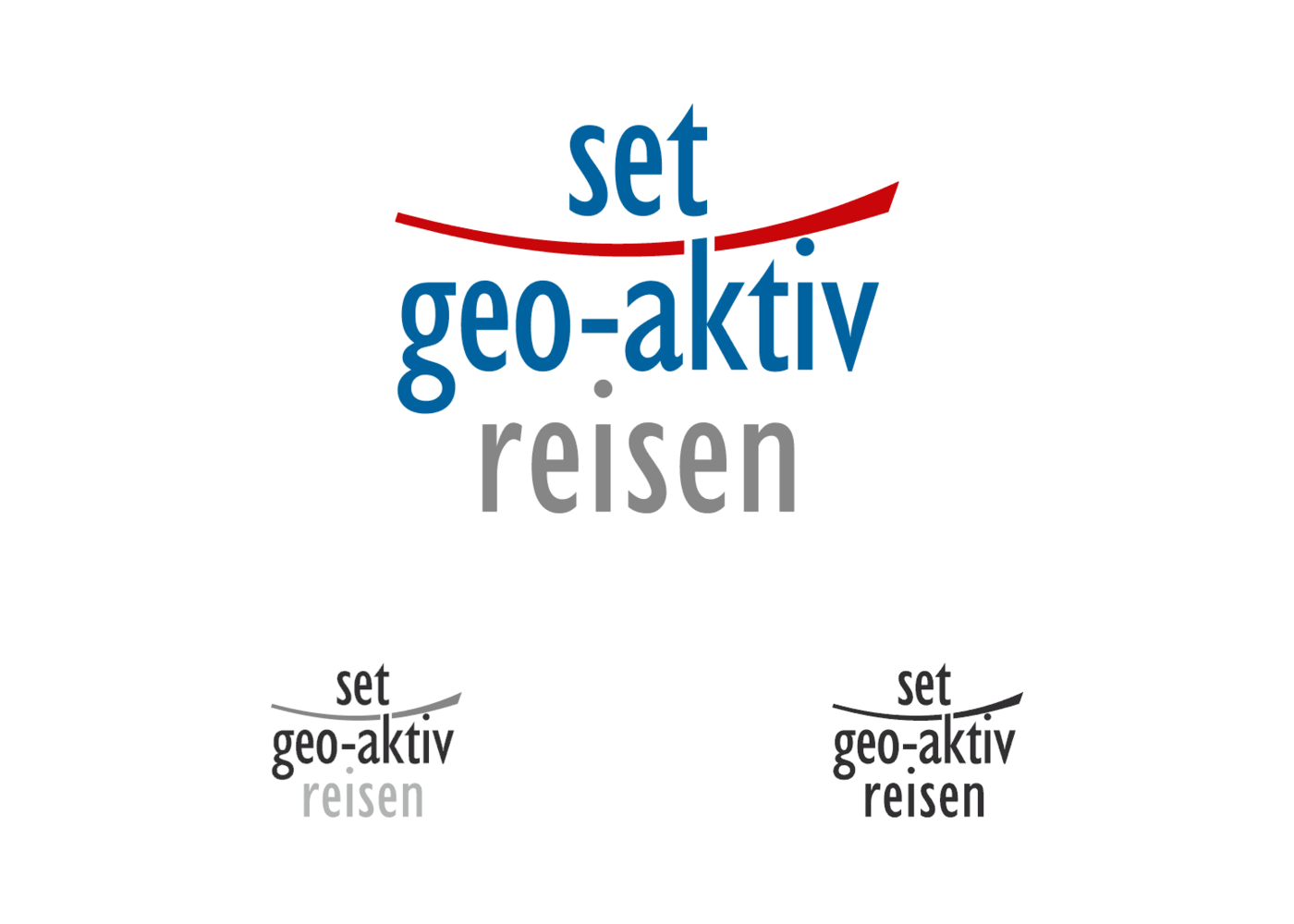 Logo set geo-aktiv reisen