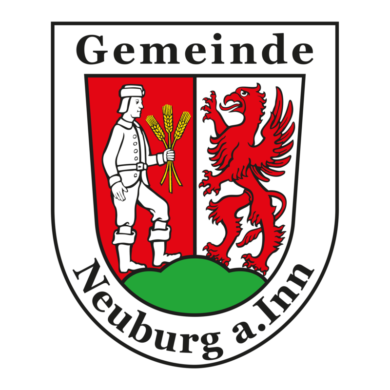 Wappen der Gemeinde Neuburg a. Inn nach der Vektorisierung und Optimierung